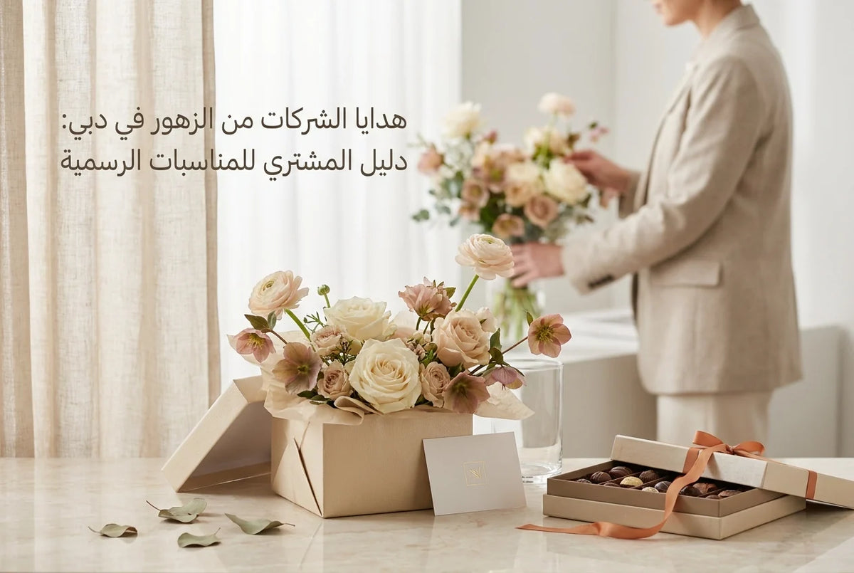 هدايا الشركات من الزهور في دبي: دليل المشتري للمناسبات الرسمية