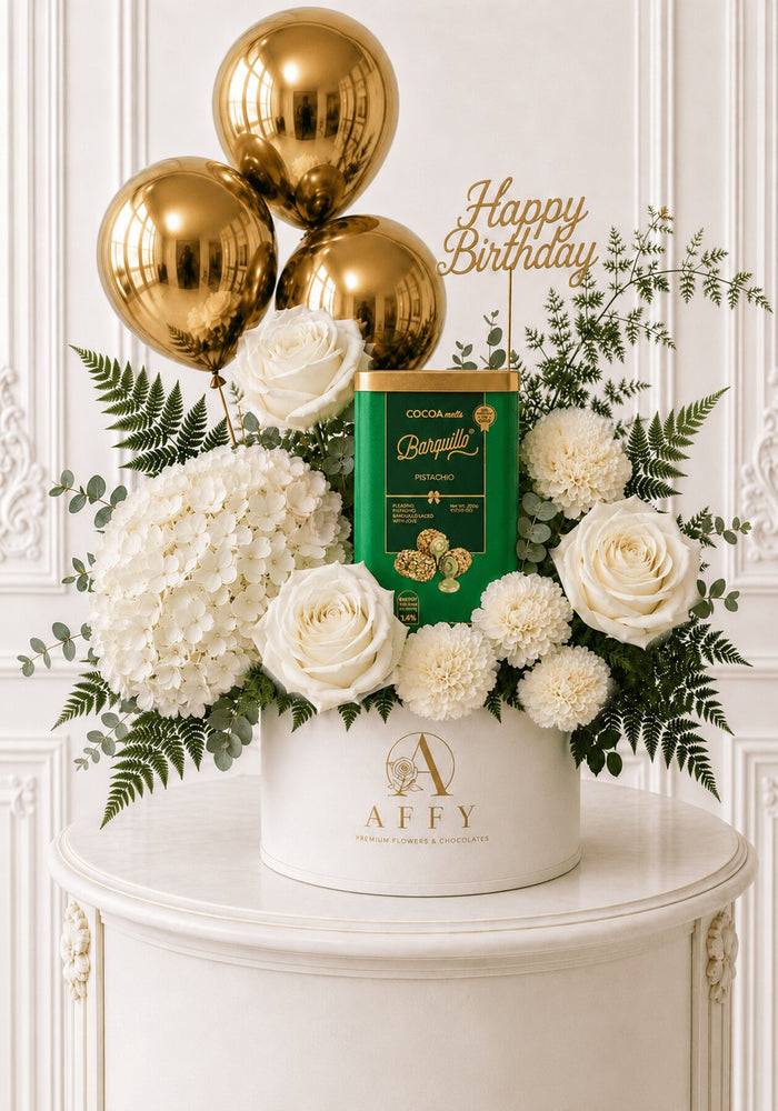 Birthday Grandeur Pistachio Cocoa Melts