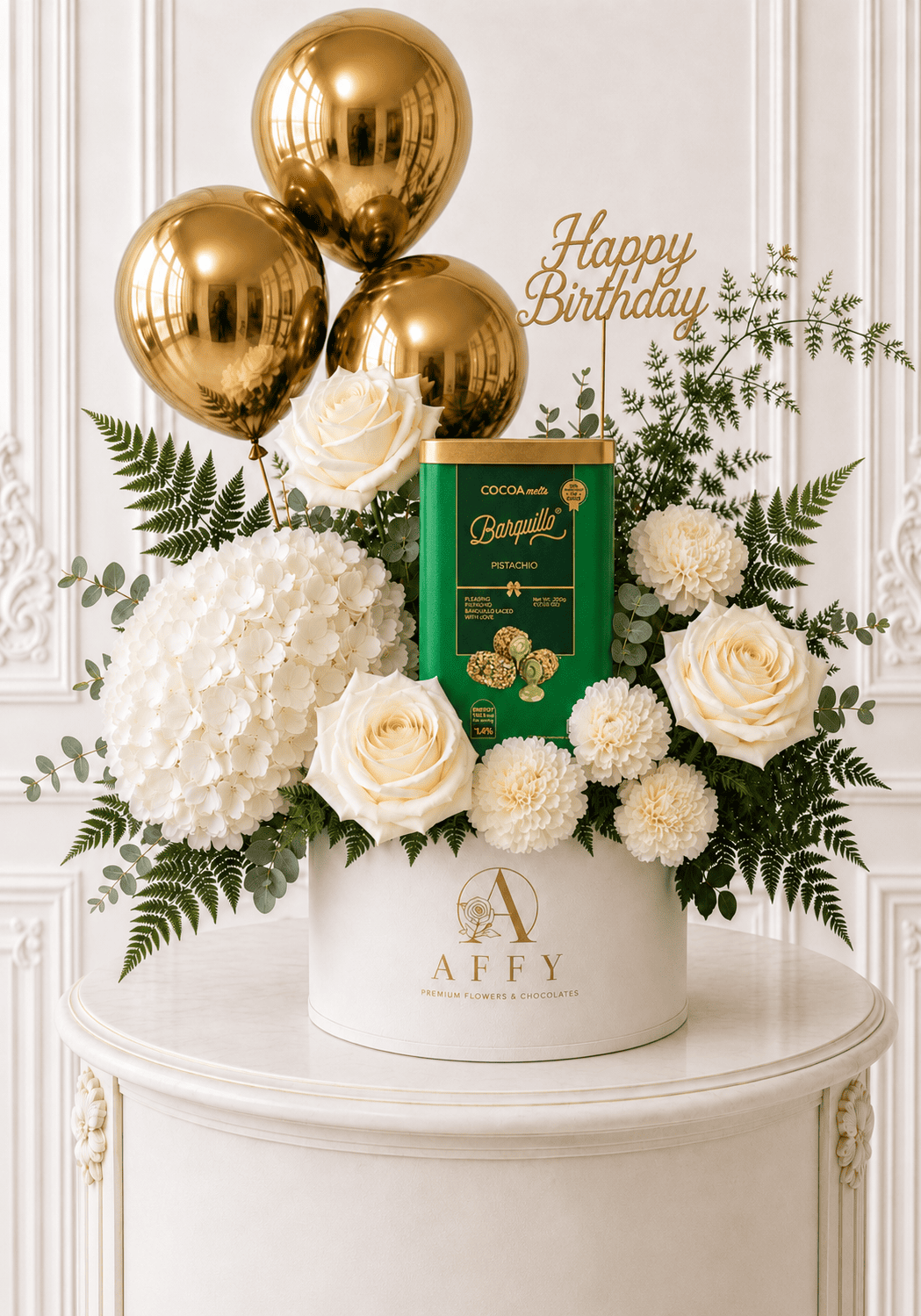Birthday Grandeur Pistachio Cocoa Melts