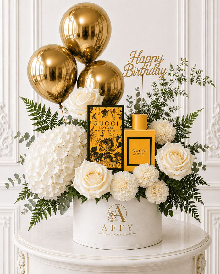 Birthday Grandeur Golden Bloom