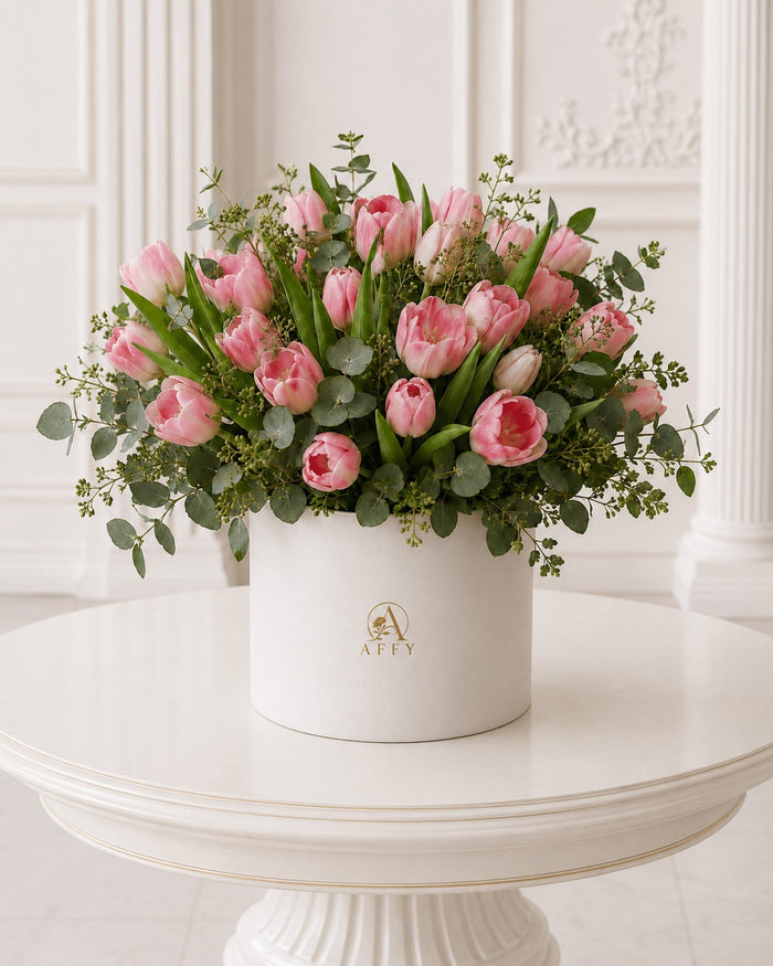 Ivory Tulip Reverie