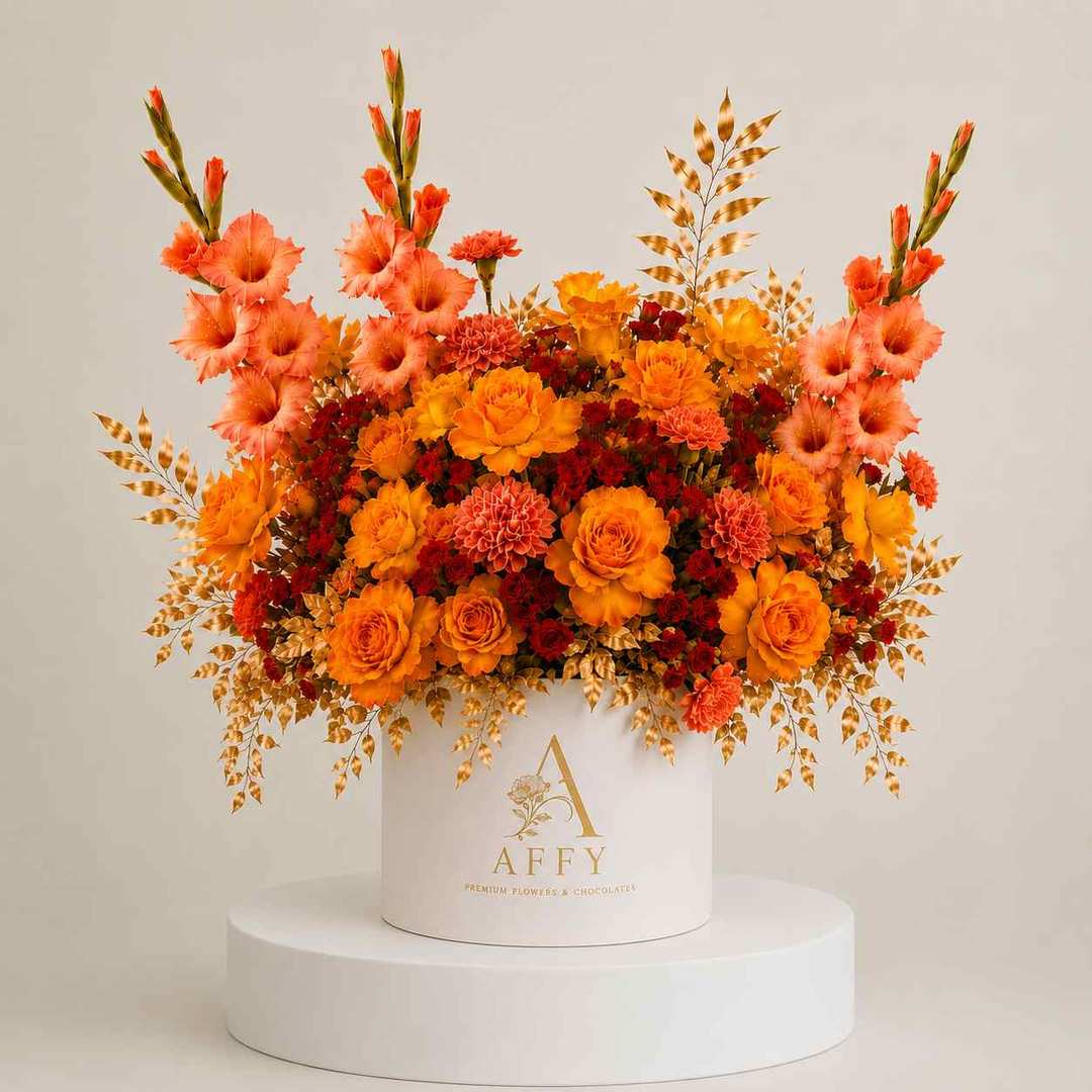 Amber Solstice Flame in Box