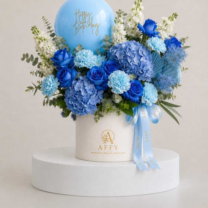 Birthday Blooms Azure Élan