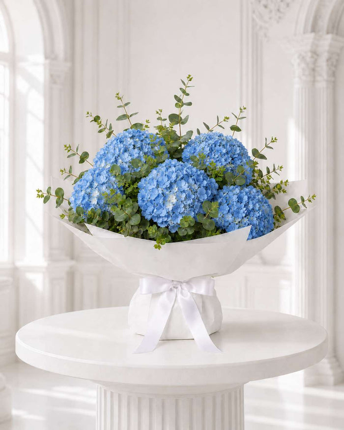 Blue Hydrangea Bouquet