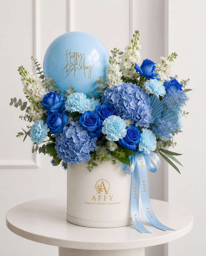 Birthday Blooms Azure Élan