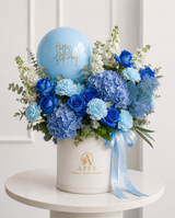 Azure Élan Birthday Blooms