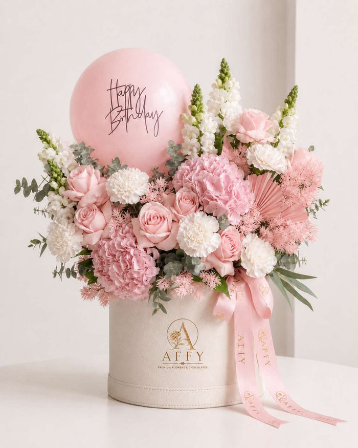 Birthday Blooms Blush Reverie