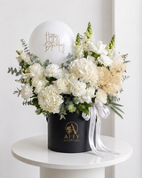 Birthday Blooms Blanc Éternel